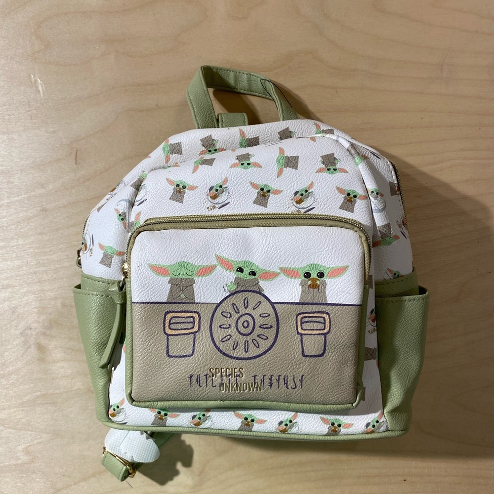DANI by Danielle Nicole Star Wars Green and White Backpack (HF)